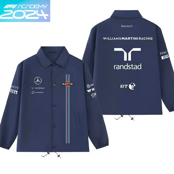 2024 Veste Williams Martini Racing Homme Surchemise Hiver